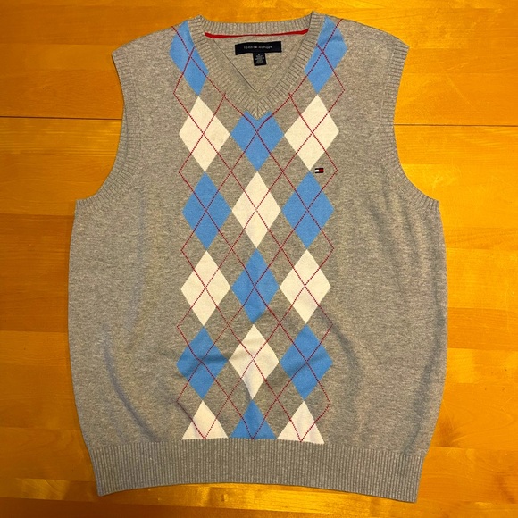 Tommy Hilfiger Other - Tommy Hilfiger Argyle Sweater Vest - Size Medium